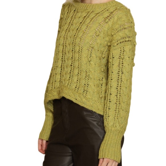 Cable Pom Pom Sweater - Picture 2 of 6